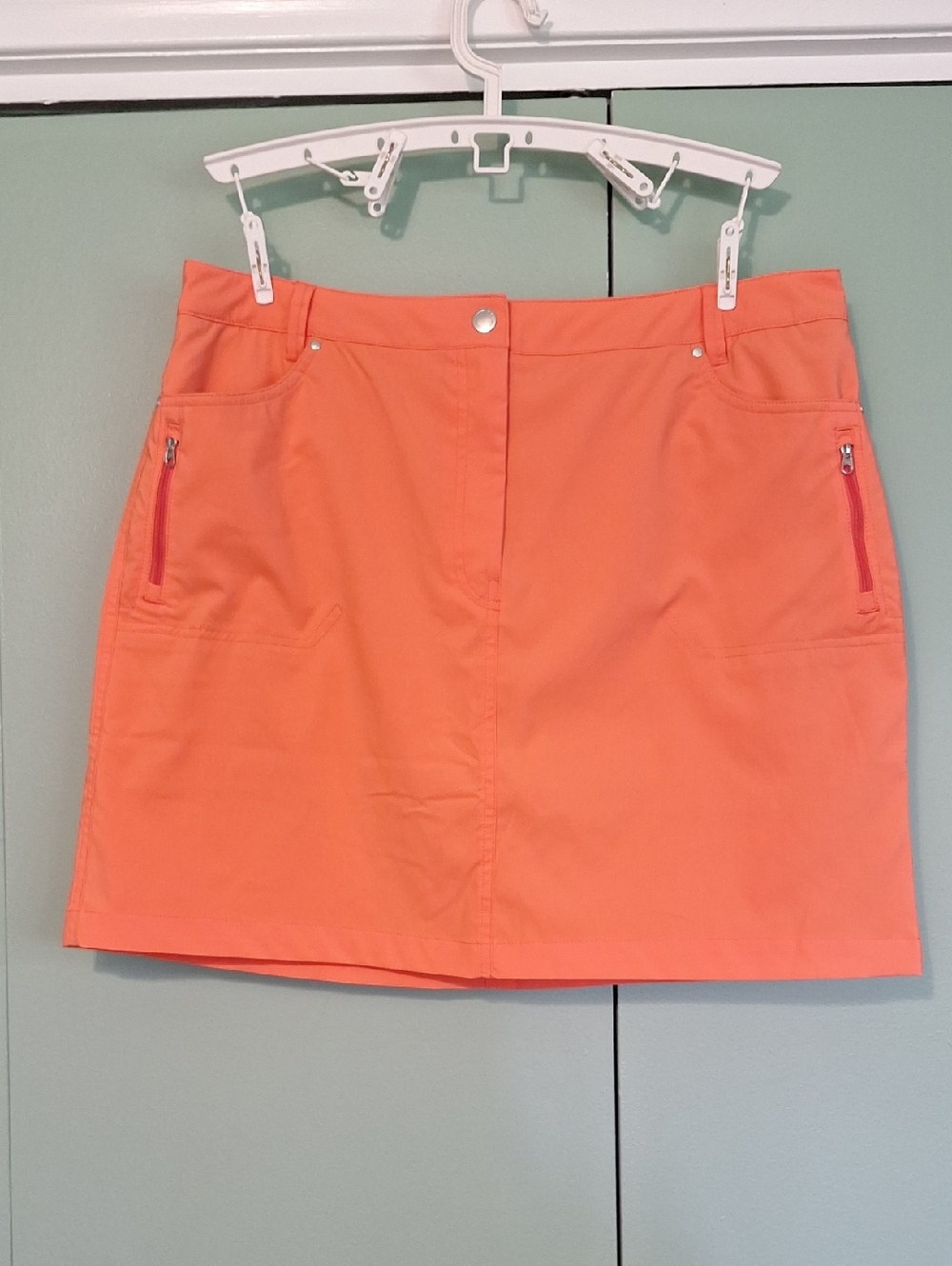 Nwot Nivo By Lanctot Coral Skort Size 14